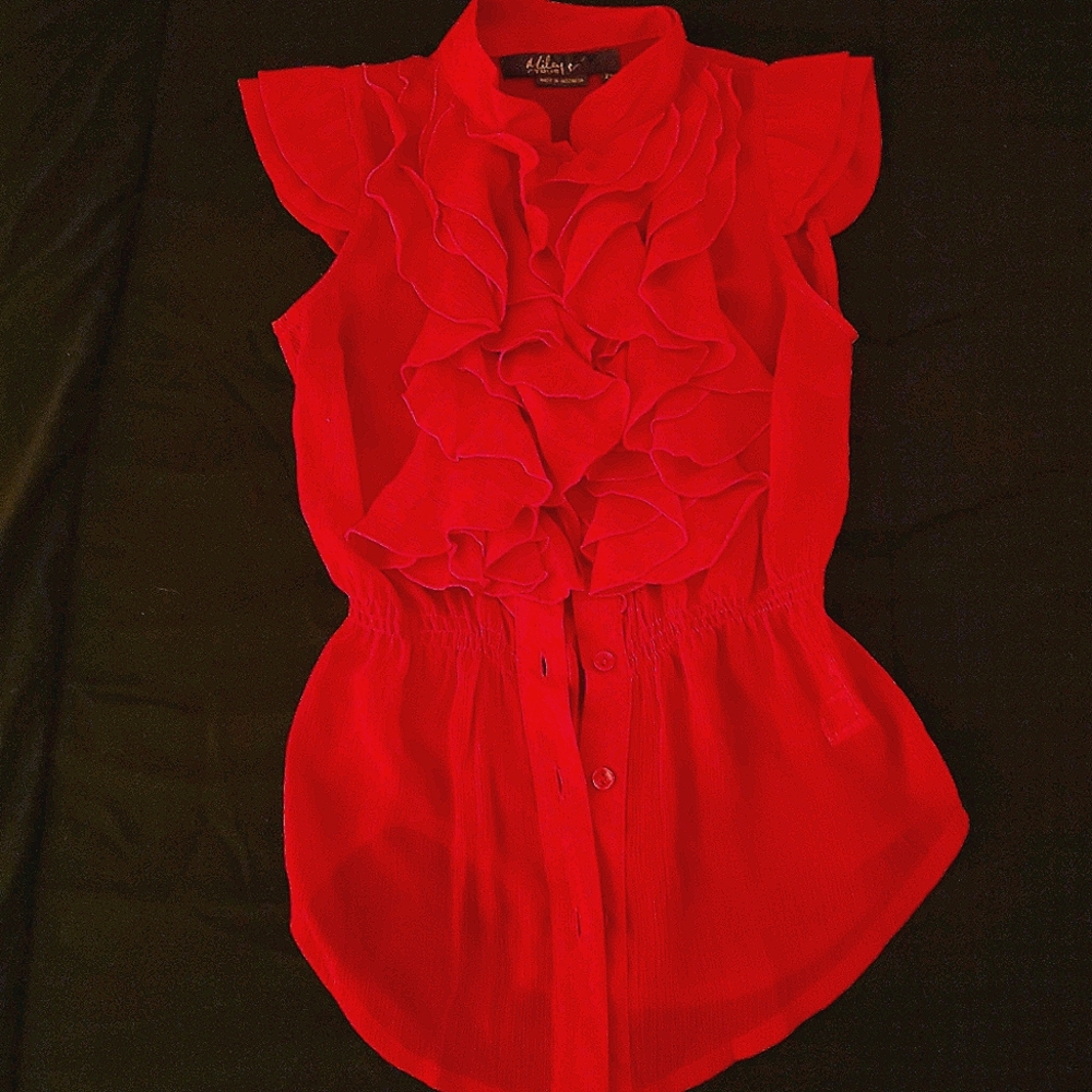 Ruffled blouse
